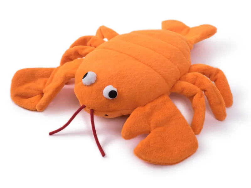 Petface Seriously Strong Plush Lobster Dog Toy
